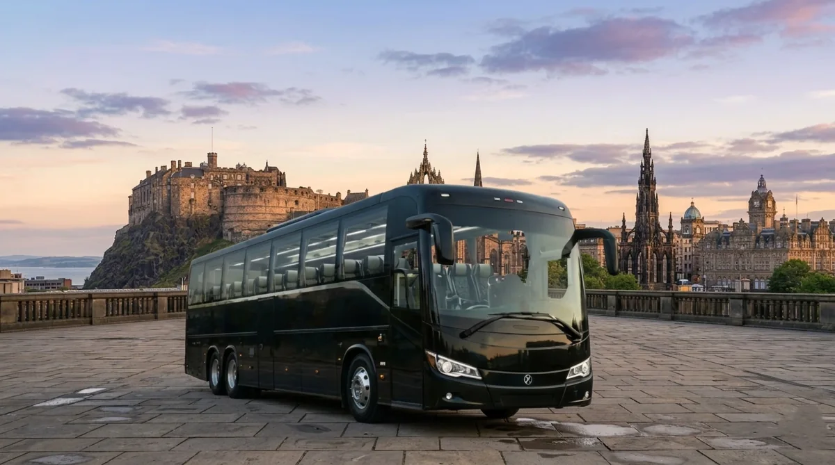 53 Seater Coach for hire with a driver in Edinburgh