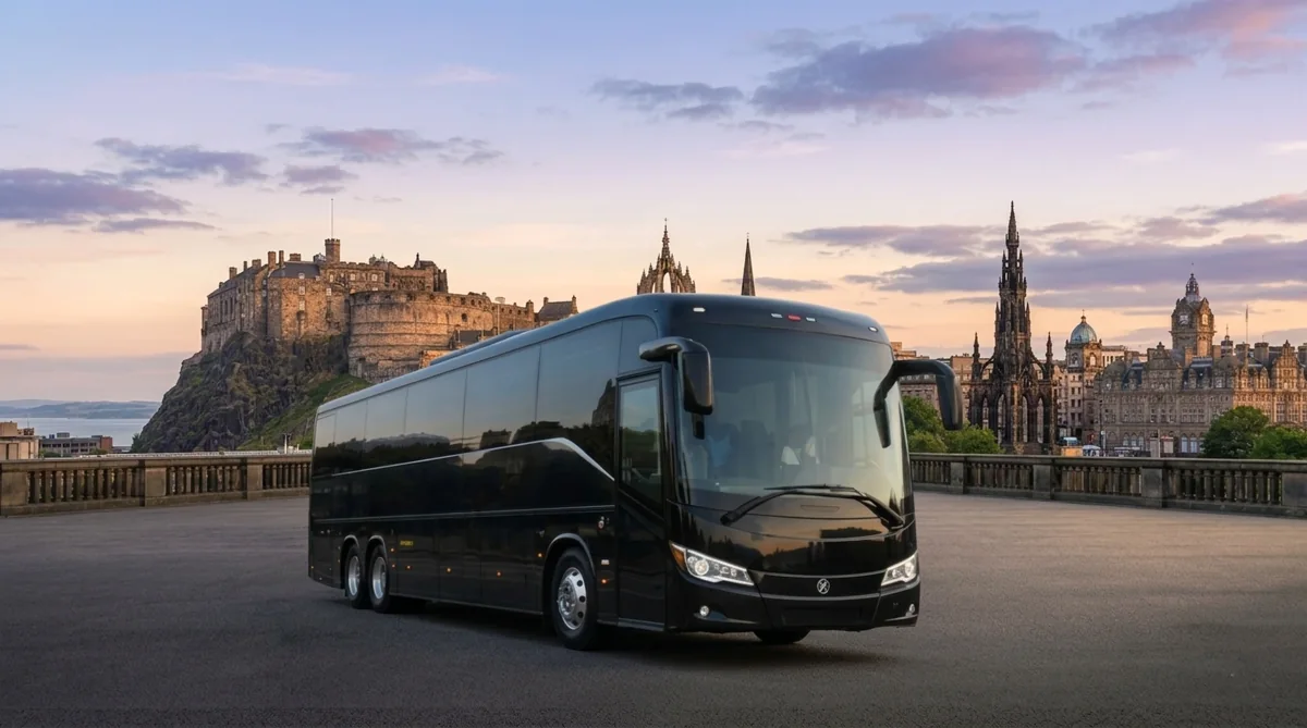 72 Seater Coach for hire with a driver in Edinburgh